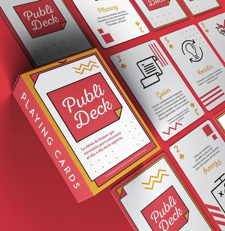 Publi Deck, una baraja de cartas con definiciones divertidas del mundo de la publicidad Publi Deck, una baraja de cartas con definiciones divertidas del mundo de la publicidad
