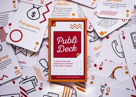 Publi Deck, una baraja de cartas con definiciones divertidas del mundo de la publicidad Publi Deck, una baraja de cartas con definiciones divertidas del mundo de la publicidad