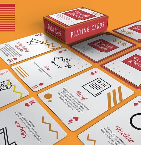 Publi Deck, una baraja de cartas con definiciones divertidas del mundo de la publicidad Publi Deck, una baraja de cartas con definiciones divertidas del mundo de la publicidad