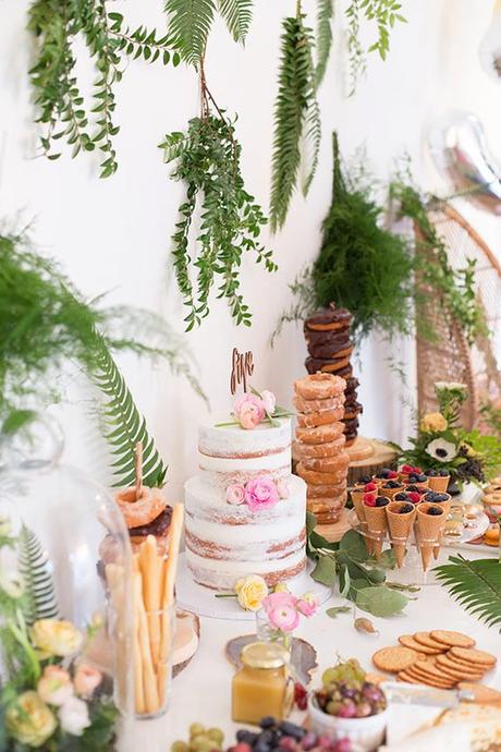 Extras para tu boda. La Candy Bar candy bar con plantas