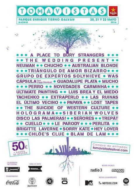 Tomavistas 2016: cartel cerrado y bien atado cartel tomavistas 2016