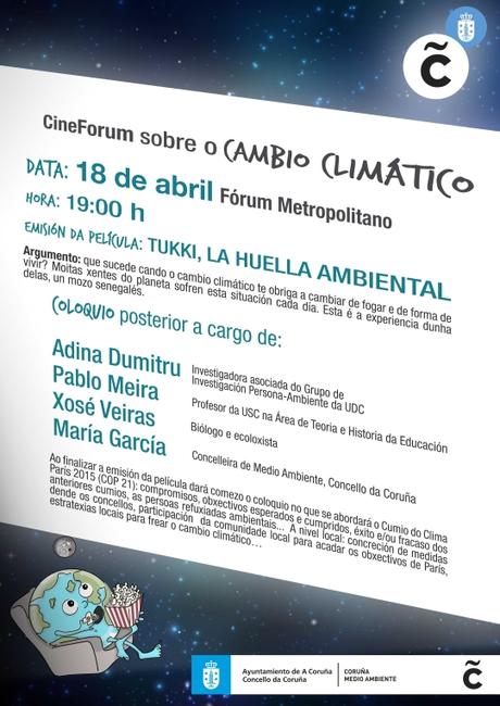A Coruña: CineForum sobre Cambio Climático (18.04.2016 19:00 H.) A Coruña: CineForum sobre Cambio Climático (18.04.2016 19:00 H.)