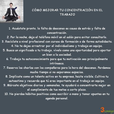 Cómo mejorar tu concentración en el trabajo mejorar tu concentración en el trabajo