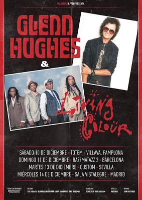 Glenn Hughes y Living Colour, de gira española conjunta en diciembre