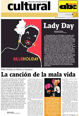 Billie Holiday, de Muñoz y Sampayo, en ABC Color. La canción de la mala vida