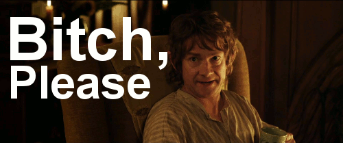 ~♥ Os presento a mi Hobbit ! http://i17.photobucket.com/albums/b60/lunalovegood654/GIFS/bilbogifbitchplease_zpsb9806ee4.gif