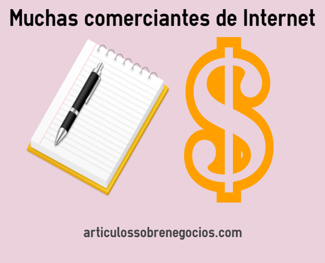 Muchas comerciantes de Internet Muchas comerciantes de Internet
