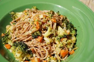 Spaghetti con brócoli y Garam Masala