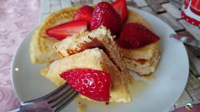 Pancakes con fresas