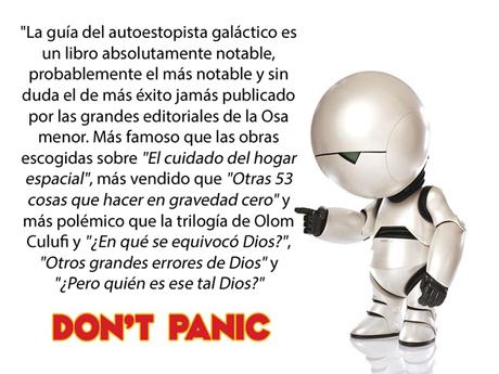 Book Review – Guía del autoestopista galáctico dont-panic-guia-del-autoestopista-galactico-cincodays