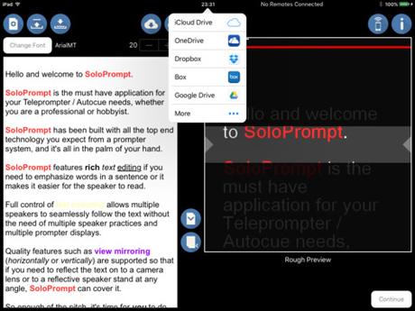 Convierte tu iPad en un telepromter Convierte tu iPad en un telepromter