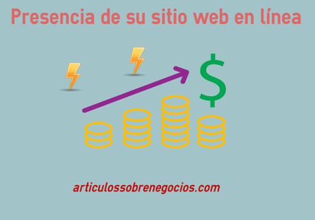 Presencia de su sitio web en línea Presencia de su sitio web en línea