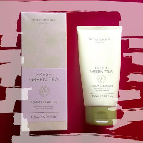 Limpiador Facial para piel mixta/grasa de Nature Republic Fresh Green Tea