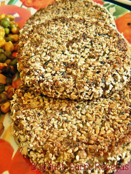 Hamburguesas vegetarianas de lentejas Hamburguesas vegetarianas de lentejas