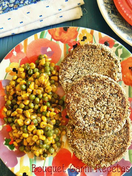 Hamburguesas vegetarianas de lentejas Hamburguesas vegetarianas de lentejas