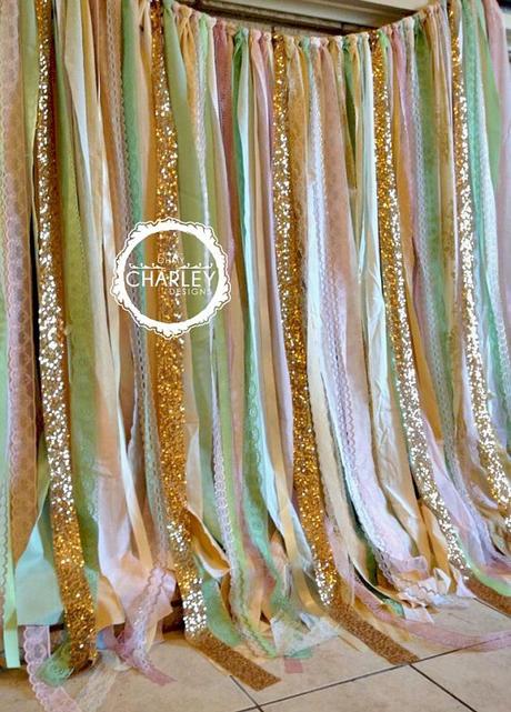¿Qué puedes hacer con telas para decorar tu boda? Fondo photobooth