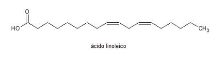 ácido linoleico C-18:2 (n=6) es un ácido graso insaturado de la serie omega-6 ácido linoleico C-18:2 (n=6) es un ácido graso insaturado de la serie omega-6
