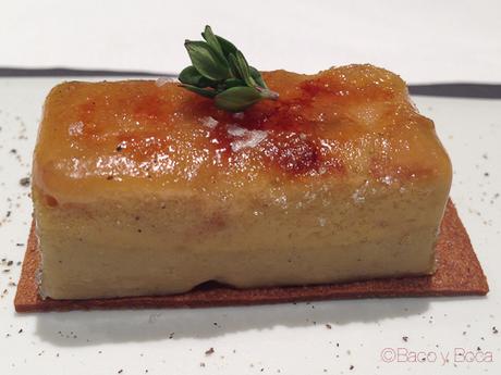 Foie micuit manzana a la vainilla Osmosis Baco y boca