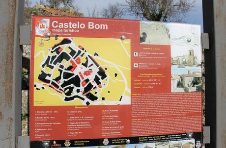 Castelo Bom, una atalaya medieval junto al río Coa Mapa turístico de Castelo Bom