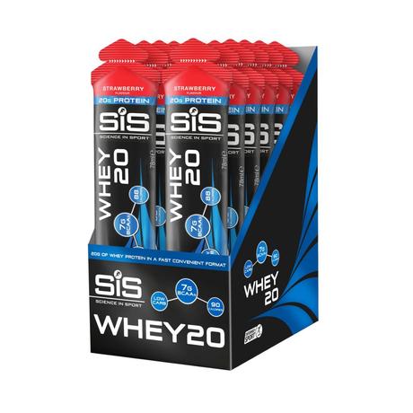 Las bolsitas SiS Whey20 con proteínas puede ser la mejor solución en la ventana de 30 minutos posterior a un entrenamiento Whey20_Gel_SRP_Strawberry