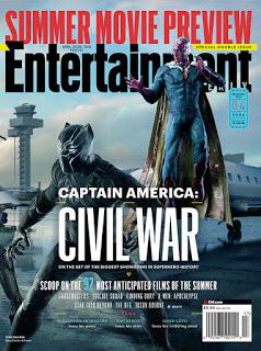 Entertainment Weekly no entra tantos héroes de Marvel en una sola portada.