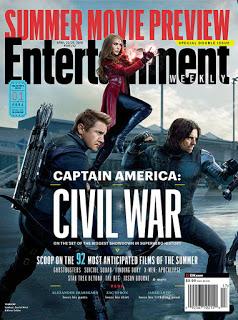 Entertainment Weekly no entra tantos héroes de Marvel en una sola portada.