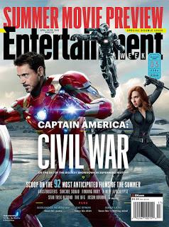 Entertainment Weekly no entra tantos héroes de Marvel en una sola portada.