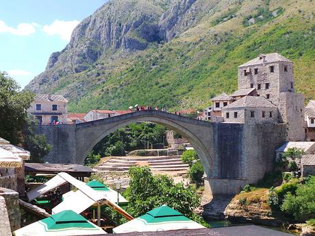 La ciudad vieja de Mostar La ciudad vieja de Mostar