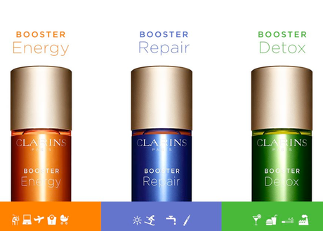 Los Booster Energy, Repair & Detox de Clarins que revolucionarán tu rutina beauty