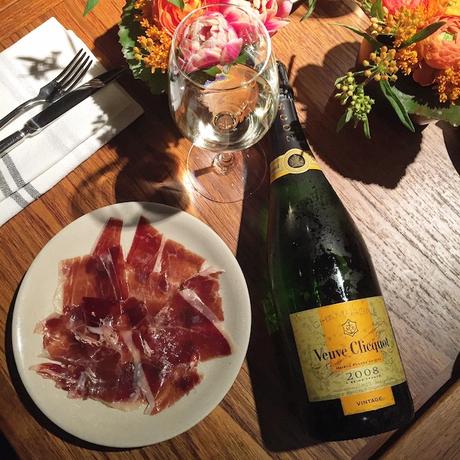 Veuve Clicquot jamon