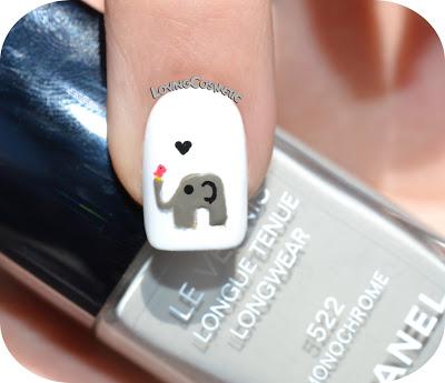 Nail Art Elefantes - Chanel Nail Art Elefantes - Chanel
