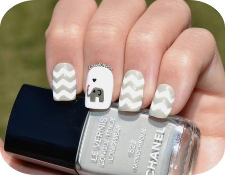 Nail Art Elefantes - Chanel Nail Art Elefantes - Chanel