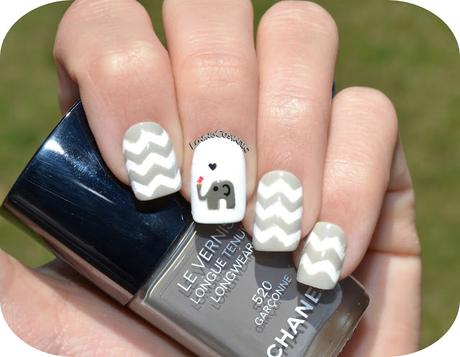 Nail Art Elefantes - Chanel Nail Art Elefantes - Chanel