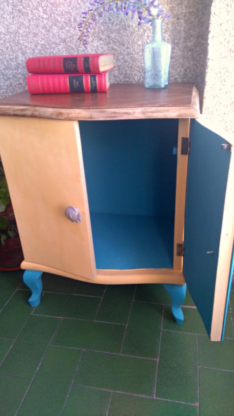 Mesita de noche con Chalk Paint | Antes y Después Mesita de noche con Chalk Paint | Antes y Después