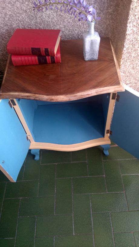 Mesita de noche con Chalk Paint | Antes y Después Mesita de noche con Chalk Paint | Antes y Después