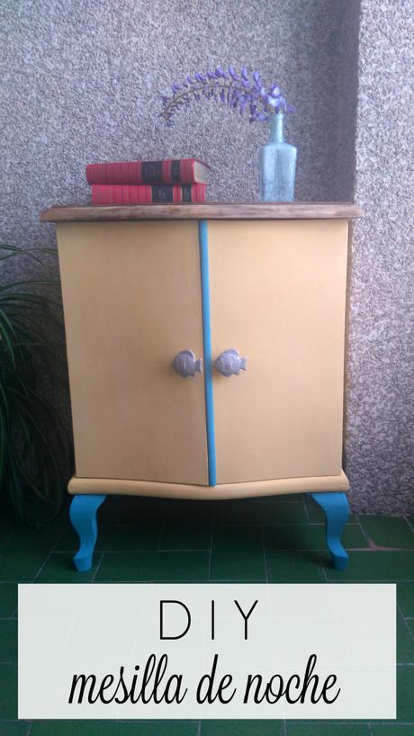 Mesita de noche con Chalk Paint | Antes y Después Mesita de noche con Chalk Paint | Antes y Después