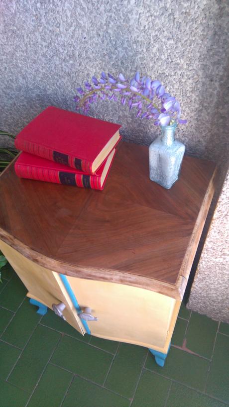 Mesita de noche con Chalk Paint | Antes y Después Mesita de noche con Chalk Paint | Antes y Después