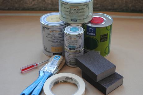 Mesita de noche con Chalk Paint | Antes y Después Mesita de noche con Chalk Paint | Antes y Después