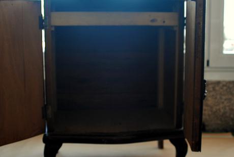 Mesita de noche con Chalk Paint | Antes y Después Mesita de noche con Chalk Paint | Antes y Después