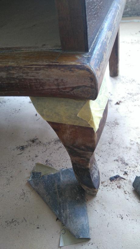 Mesita de noche con Chalk Paint | Antes y Después Mesita de noche con Chalk Paint | Antes y Después