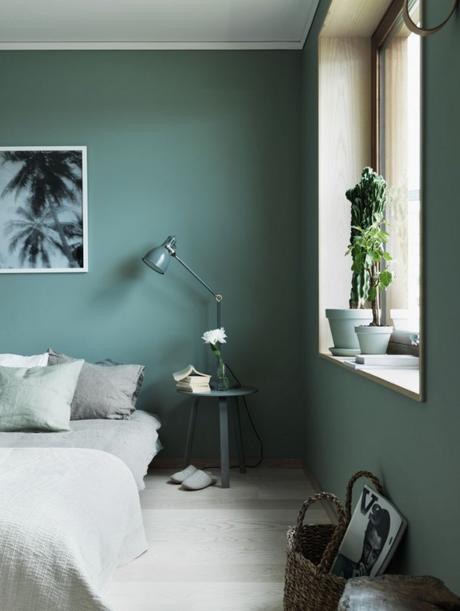 Vuelven los colores intensos. Decoracion monocromatica Green smerald bedroom