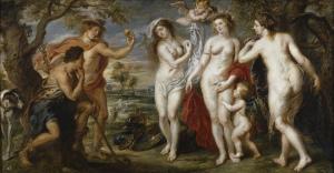 Juicio de Paris. Rubens Siglo XVII
