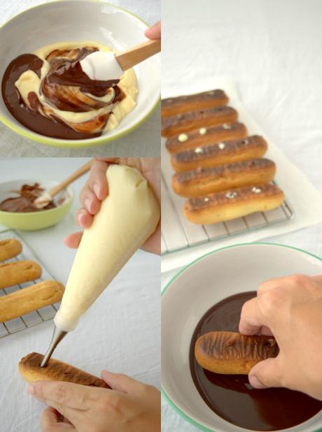 Eclairs au chocolat et a la vanille, el último postre del Titanic Eclairs au chocolat et a la vanille, el último postre del Titanic