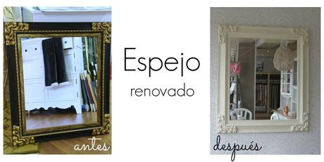 DIY: ANTES & DESPUÉS DE UN ESPEJO RENOVADO DIY: ANTES & DESPUÉS DE UN ESPEJO RENOVADO