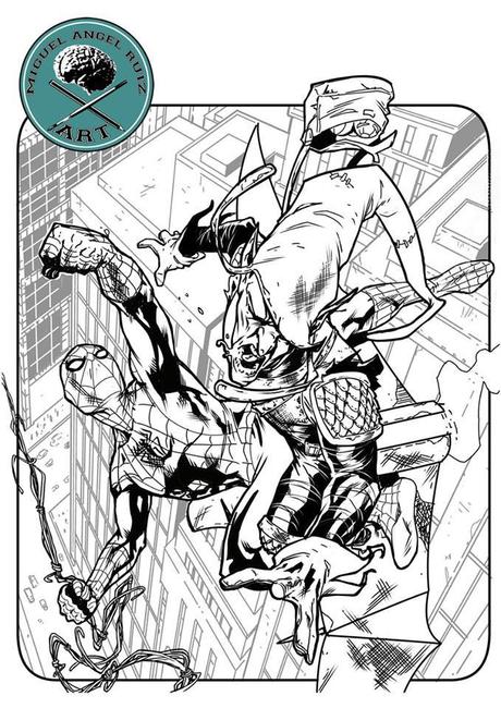 Entrevistas en Viñetas – Miguel Angel Ruiz spiderman-vs-green-goblin-mike-ruiz-cincodays