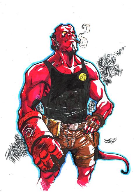 Entrevistas en Viñetas – Miguel Angel Ruiz hellboy-mike-ruiz-cincodays