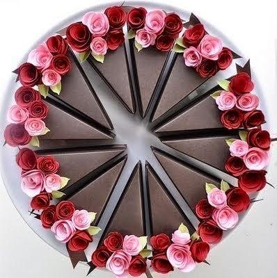 Como hacer cajitas de souvenir en forma de torta Como hacer cajitas de souvenir en forma de torta