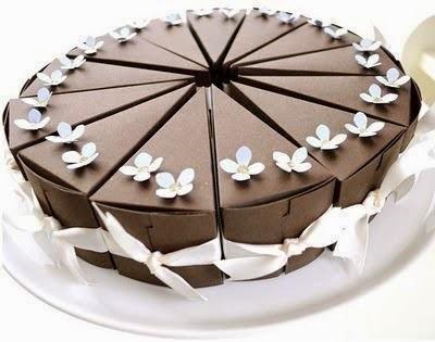 Como hacer cajitas de souvenir en forma de torta Como hacer cajitas de souvenir en forma de torta