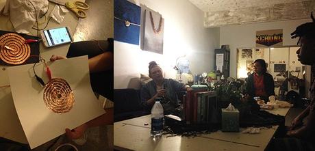 Escape en la sequedad de la tubería la-sequedad-entre-las-gotas-de-las-tuberias-en-el-workshop-nocturno-de-radio-kchung
