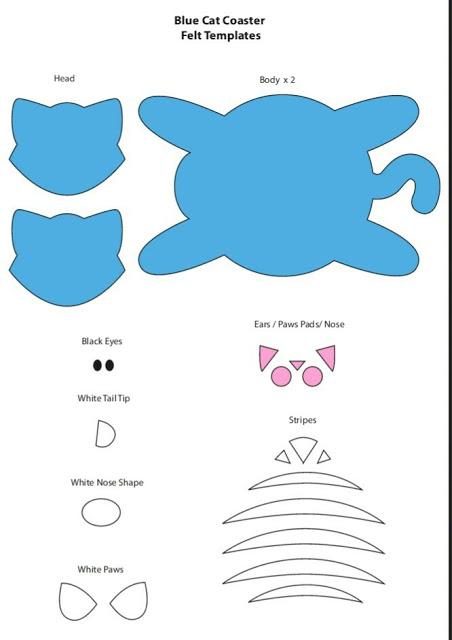 Como hacer porta vasos infantiles en forma de gato Como hacer porta vasos infantiles en forma de gato